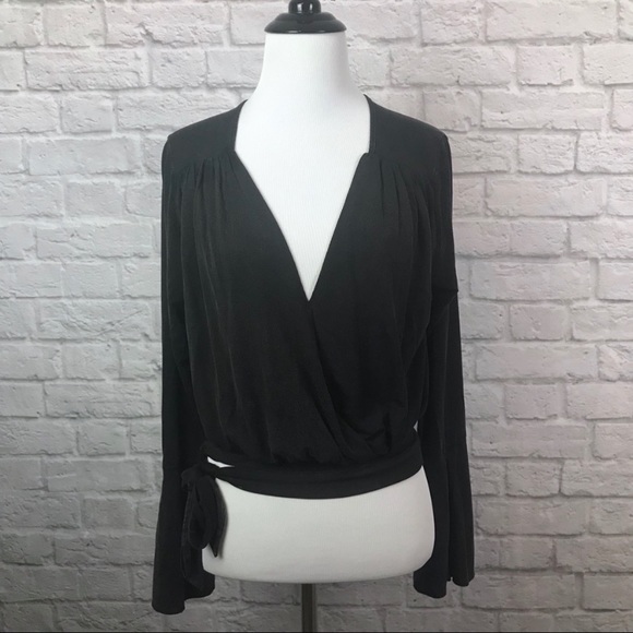 Anthropologie Deletta sirpo faux wrap blouse - Picture 6 of 11